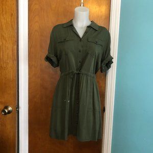 Paper Crane size medium Olive/Army Green Dress